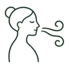 Pranayama breathwork icon